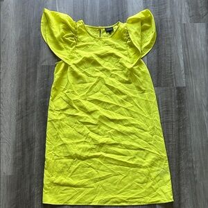 Who What Wear Bright Yellow Dress